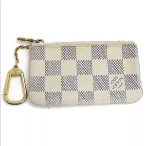 Louis Vuitton Coin pouch Pochette Cles Damier Azur